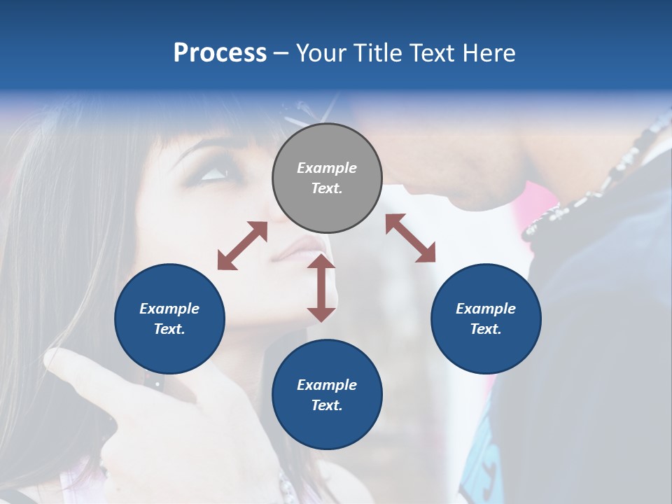 A Man And A Woman Standing Next To Each Other PowerPoint Template
