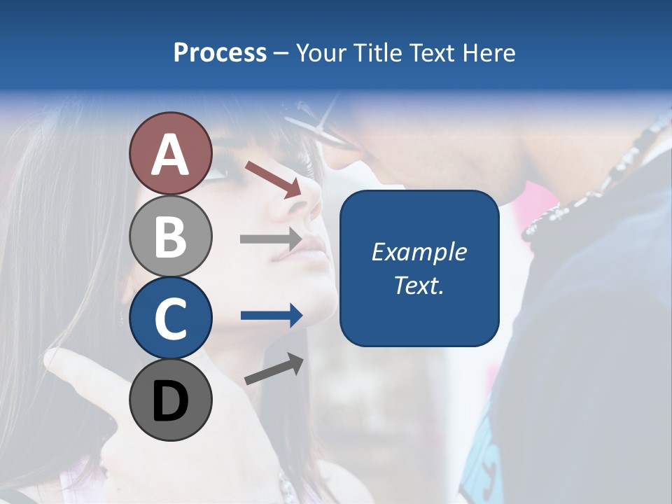A Man And A Woman Standing Next To Each Other PowerPoint Template