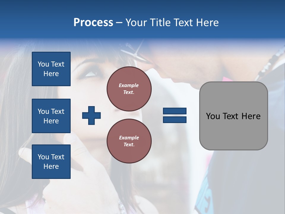 A Man And A Woman Standing Next To Each Other PowerPoint Template