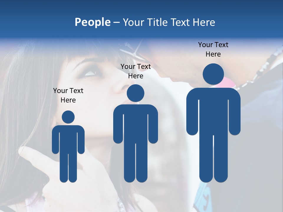 A Man And A Woman Standing Next To Each Other PowerPoint Template