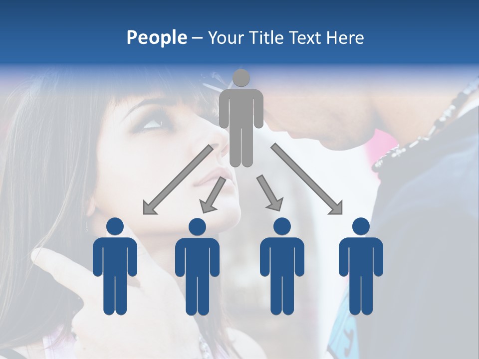 A Man And A Woman Standing Next To Each Other PowerPoint Template
