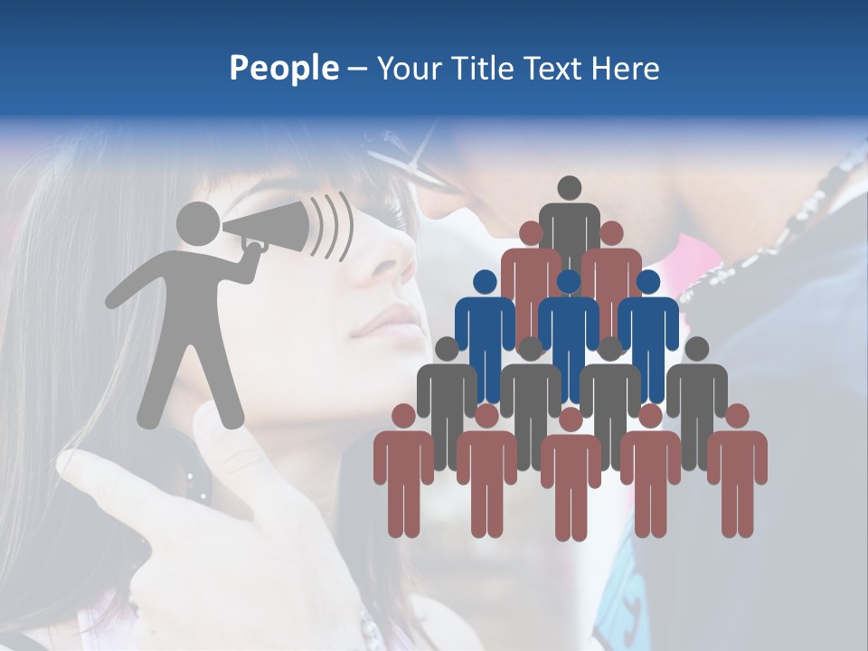 A Man And A Woman Standing Next To Each Other PowerPoint Template