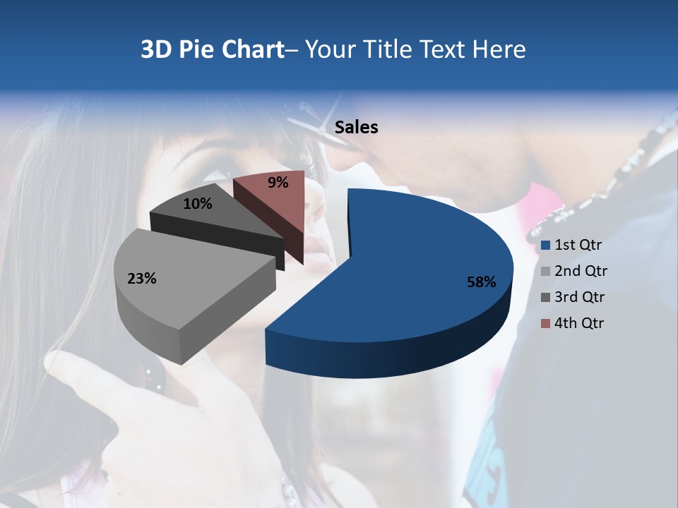 A Man And A Woman Standing Next To Each Other PowerPoint Template