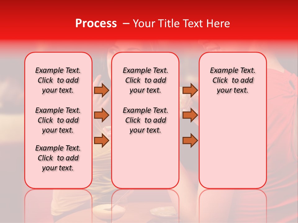Two Women Having A Conversation In A Restaurant PowerPoint Template
