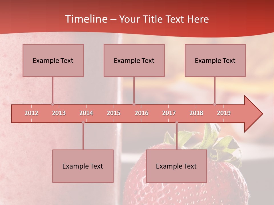 Continental Breakfast With Croissant And Strawberry Smoothie PowerPoint Template