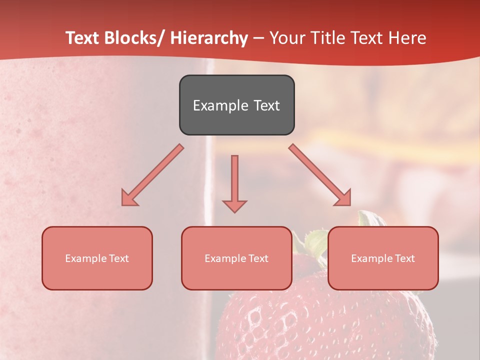 Continental Breakfast With Croissant And Strawberry Smoothie PowerPoint Template