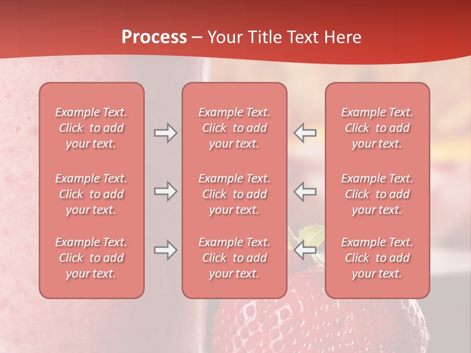 Continental Breakfast With Croissant And Strawberry Smoothie PowerPoint Template