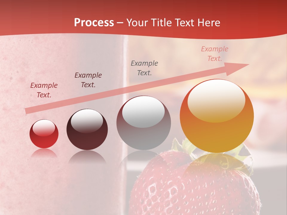 Continental Breakfast With Croissant And Strawberry Smoothie PowerPoint Template