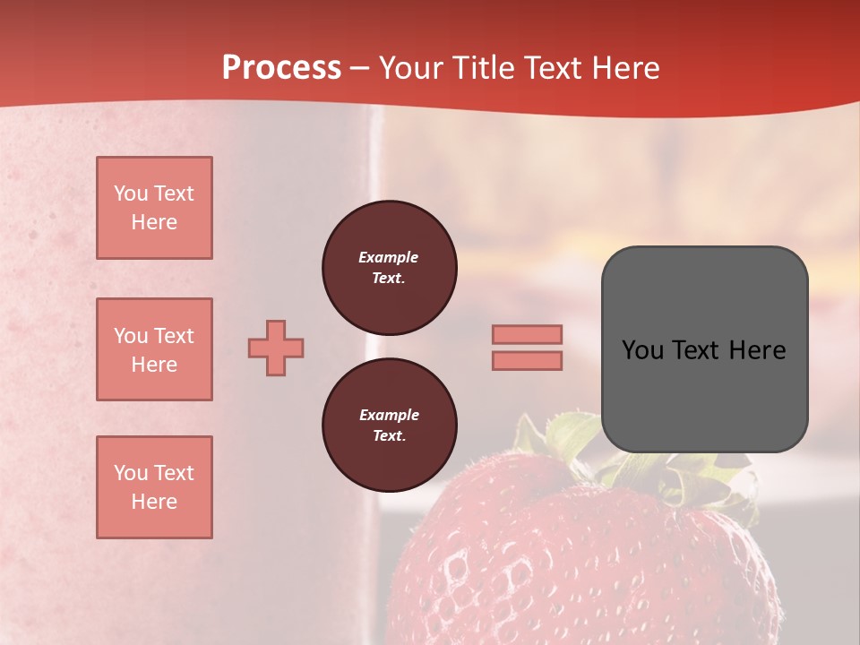 Continental Breakfast With Croissant And Strawberry Smoothie PowerPoint Template