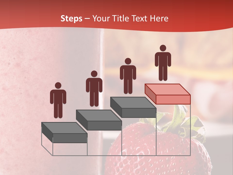 Continental Breakfast With Croissant And Strawberry Smoothie PowerPoint Template