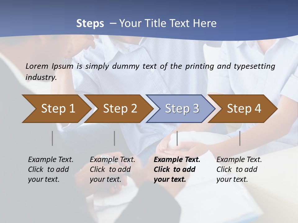 Retaining Wall And Patio, Copy Sapce, Vertical PowerPoint Template