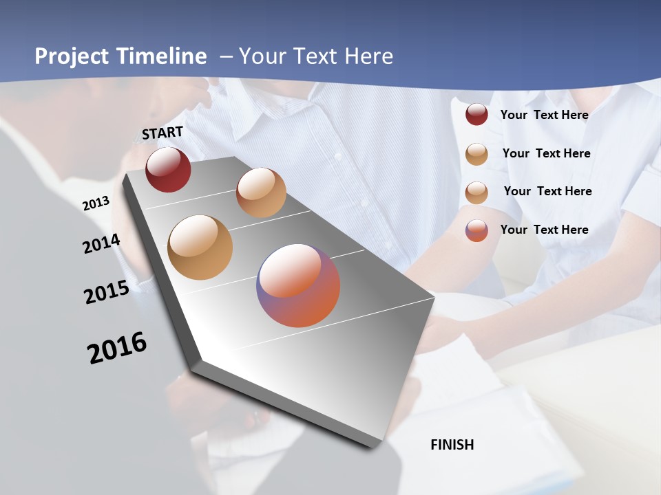 Retaining Wall And Patio, Copy Sapce, Vertical PowerPoint Template