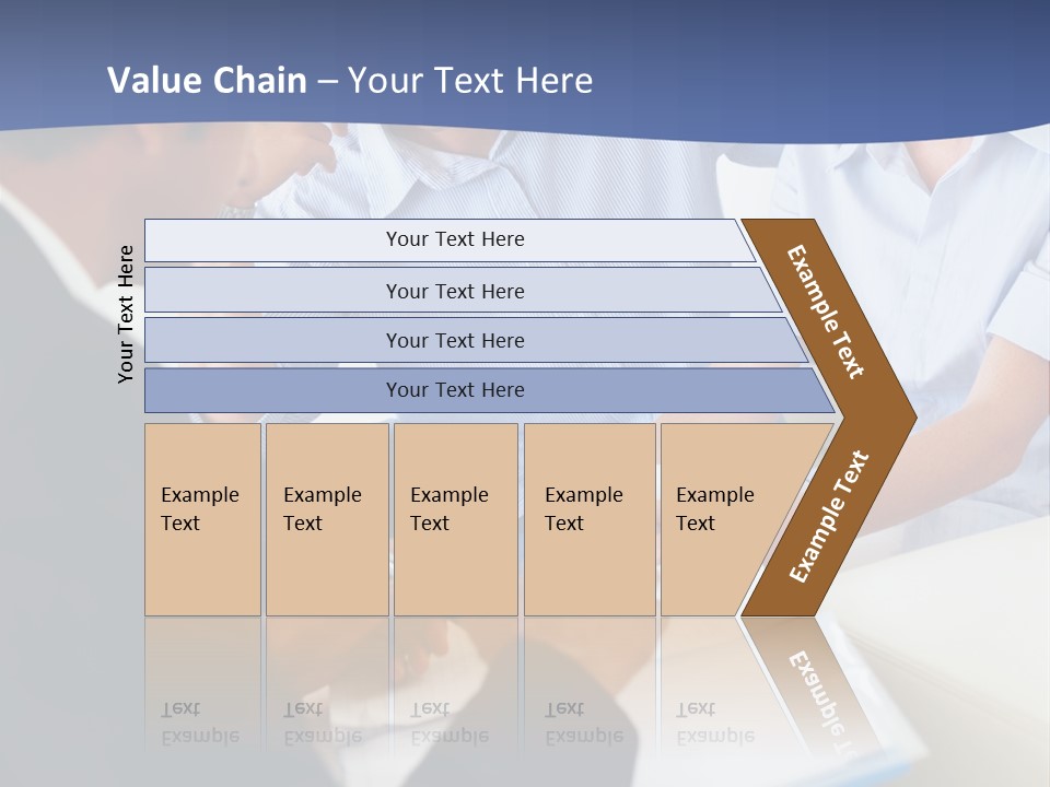Retaining Wall And Patio, Copy Sapce, Vertical PowerPoint Template