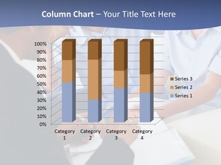 Retaining Wall And Patio, Copy Sapce, Vertical PowerPoint Template