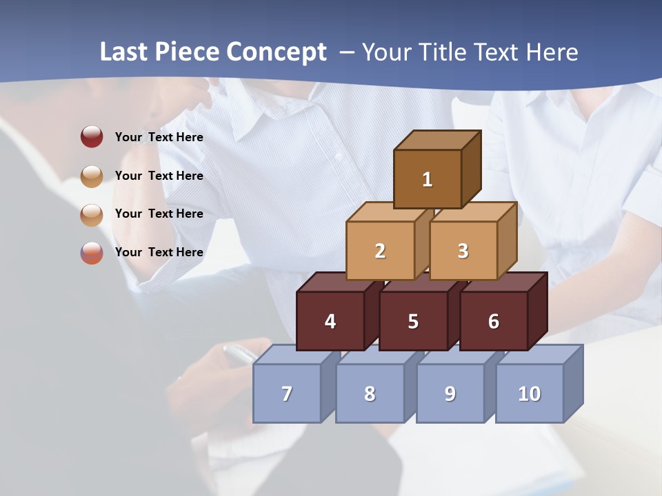 Retaining Wall And Patio, Copy Sapce, Vertical PowerPoint Template