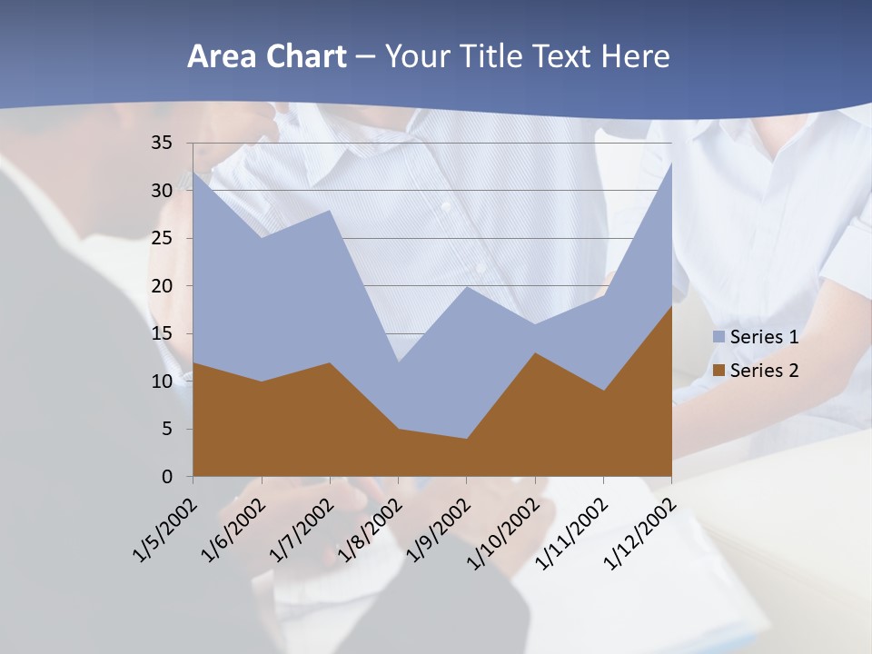 Retaining Wall And Patio, Copy Sapce, Vertical PowerPoint Template