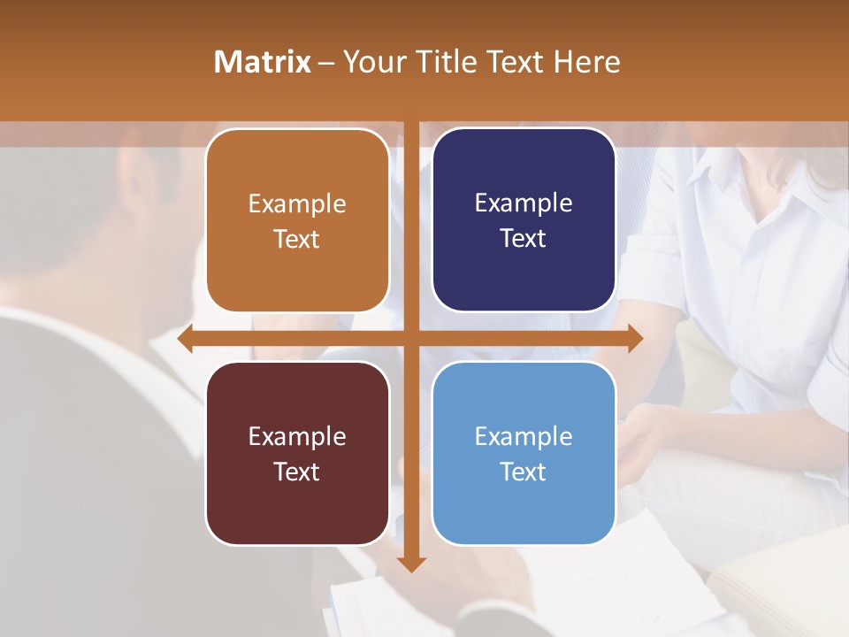 Old Arched Hallway PowerPoint Template
