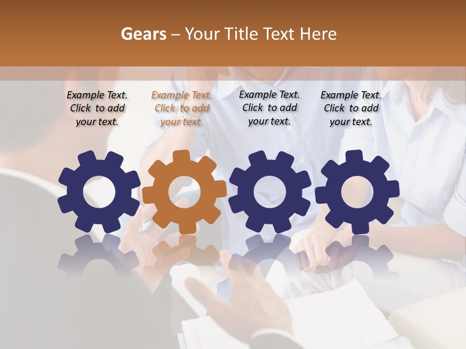 Old Arched Hallway PowerPoint Template