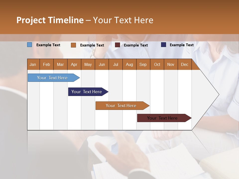 Old Arched Hallway PowerPoint Template