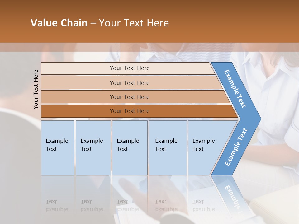 Old Arched Hallway PowerPoint Template