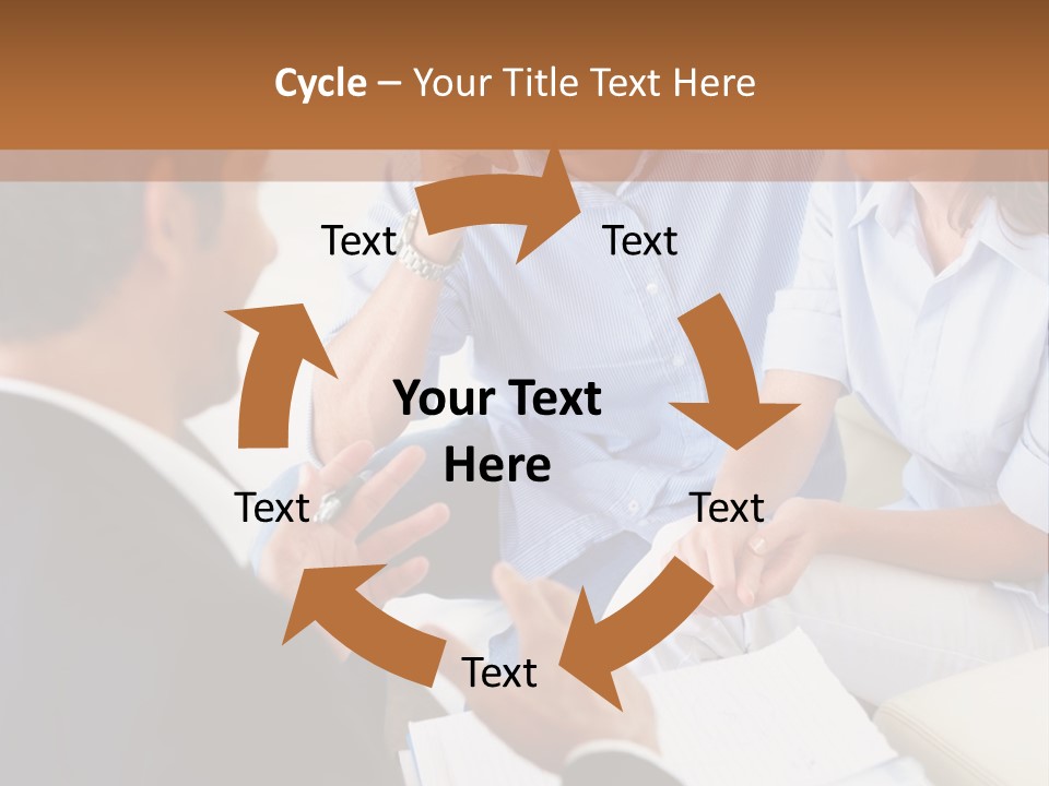 Old Arched Hallway PowerPoint Template