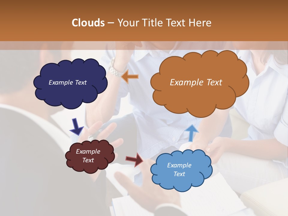 Old Arched Hallway PowerPoint Template