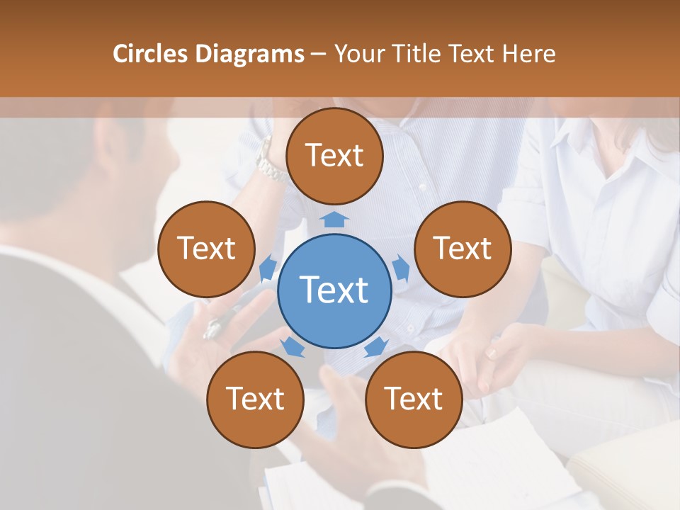 Old Arched Hallway PowerPoint Template