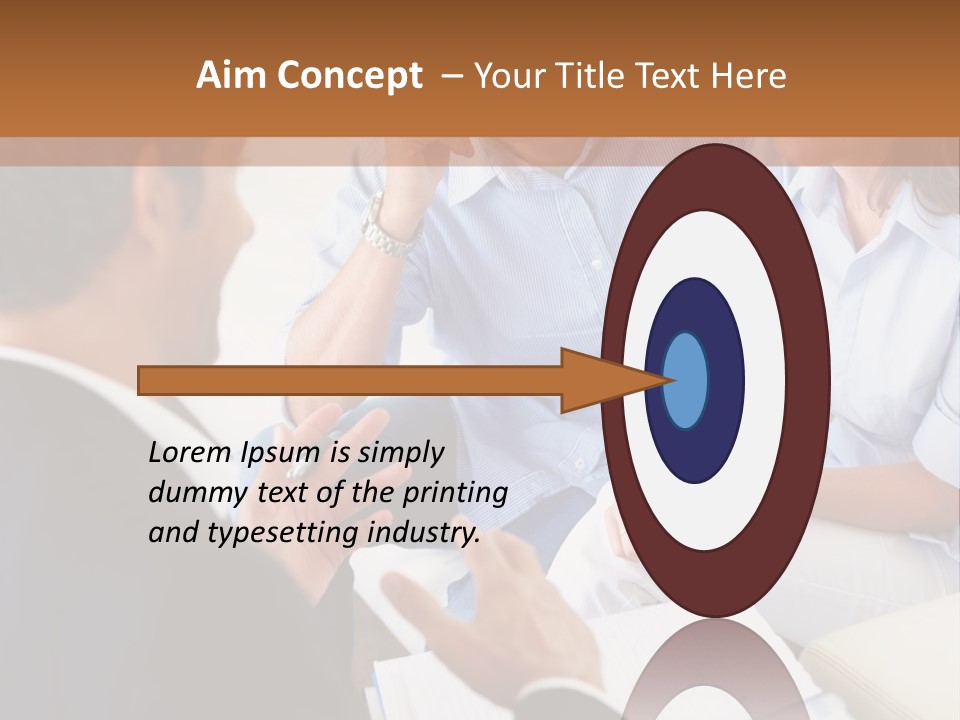 Old Arched Hallway PowerPoint Template