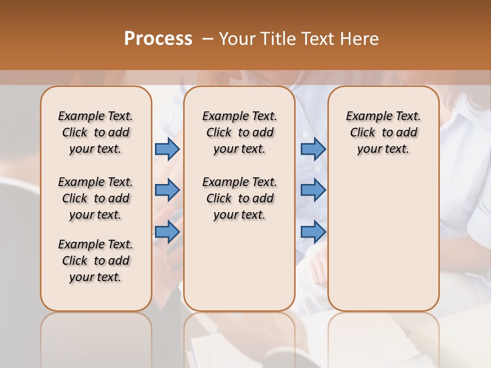 Old Arched Hallway PowerPoint Template