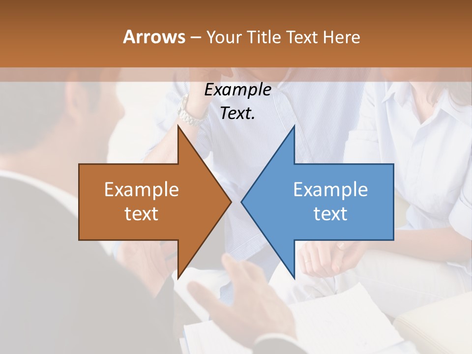 Old Arched Hallway PowerPoint Template