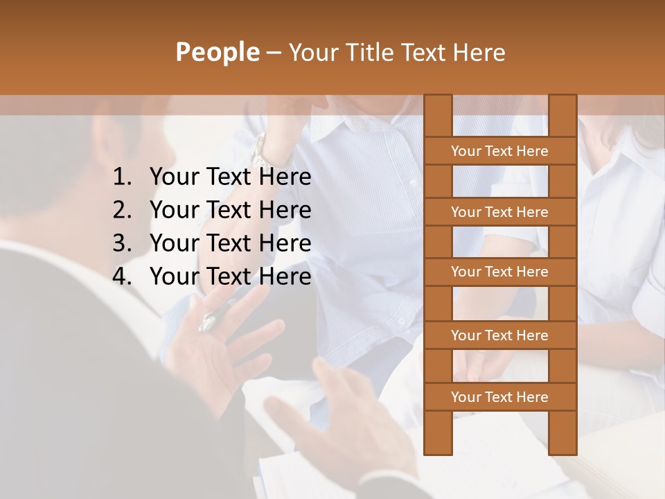 Old Arched Hallway PowerPoint Template