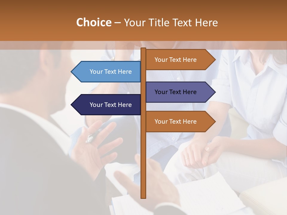 Old Arched Hallway PowerPoint Template