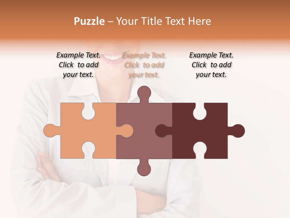 A Robotic Arm, Over White, Isolated PowerPoint Template