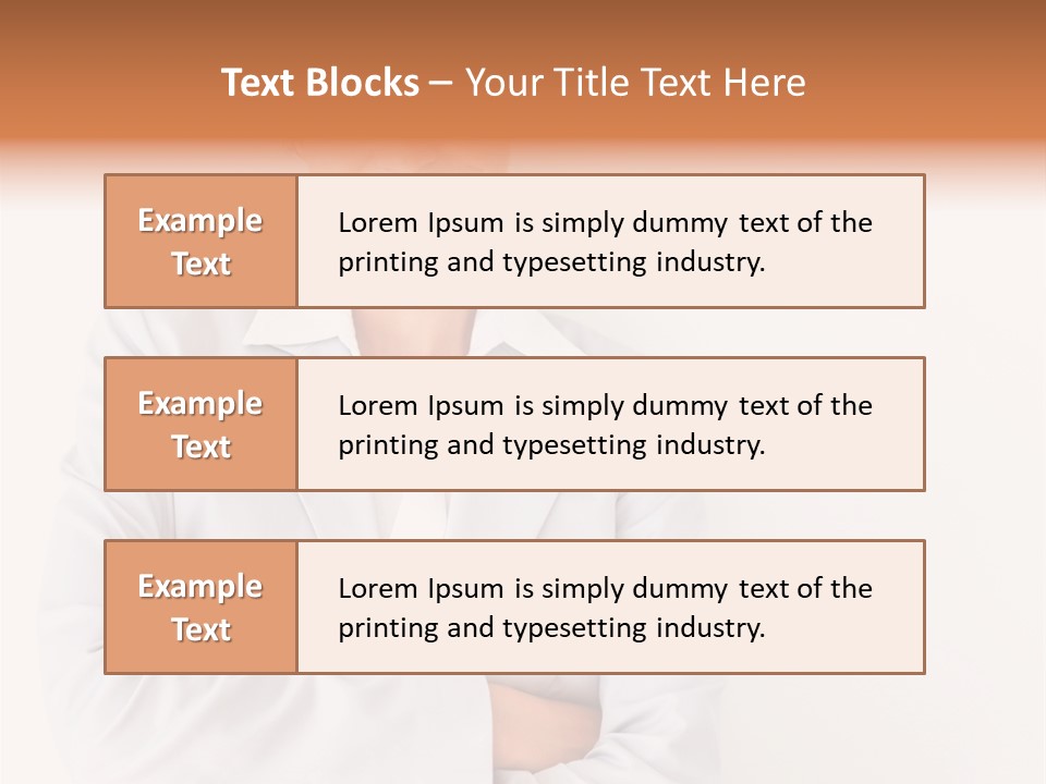 A Robotic Arm, Over White, Isolated PowerPoint Template