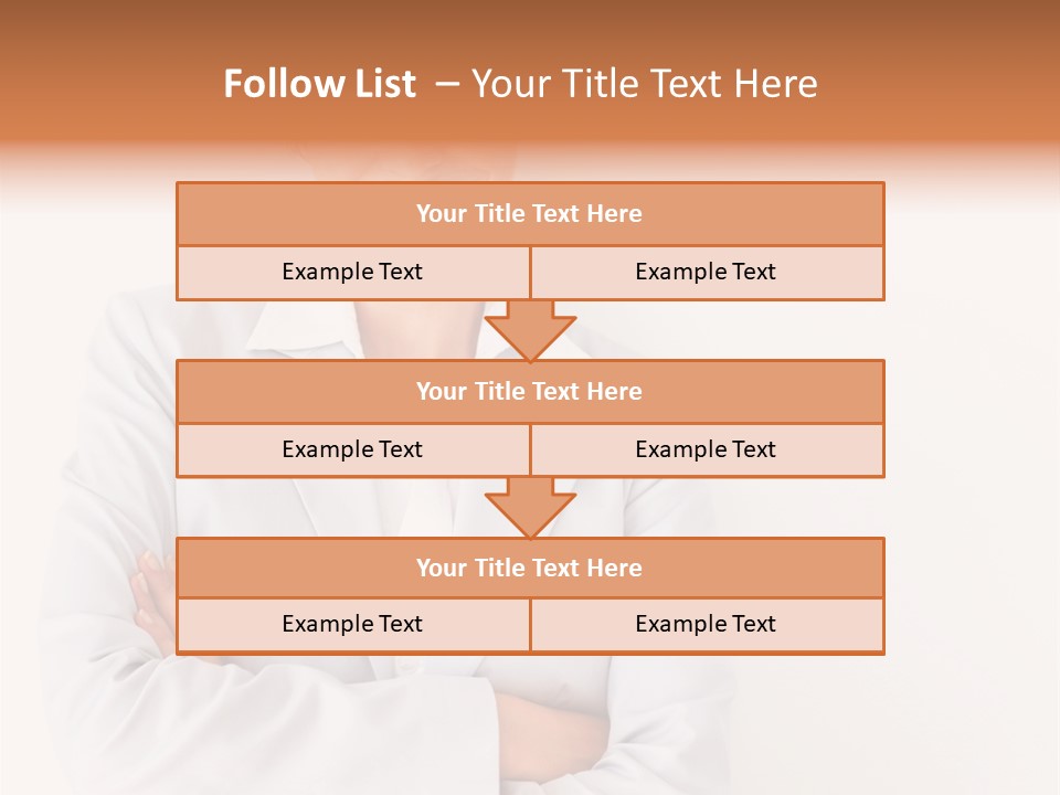 A Robotic Arm, Over White, Isolated PowerPoint Template