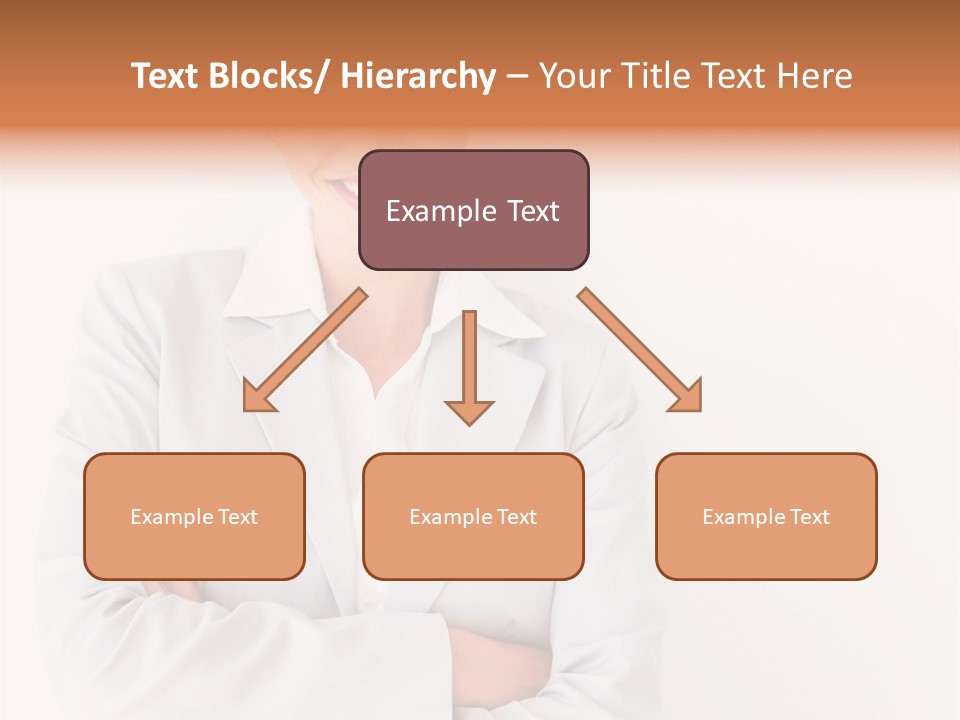 A Robotic Arm, Over White, Isolated PowerPoint Template