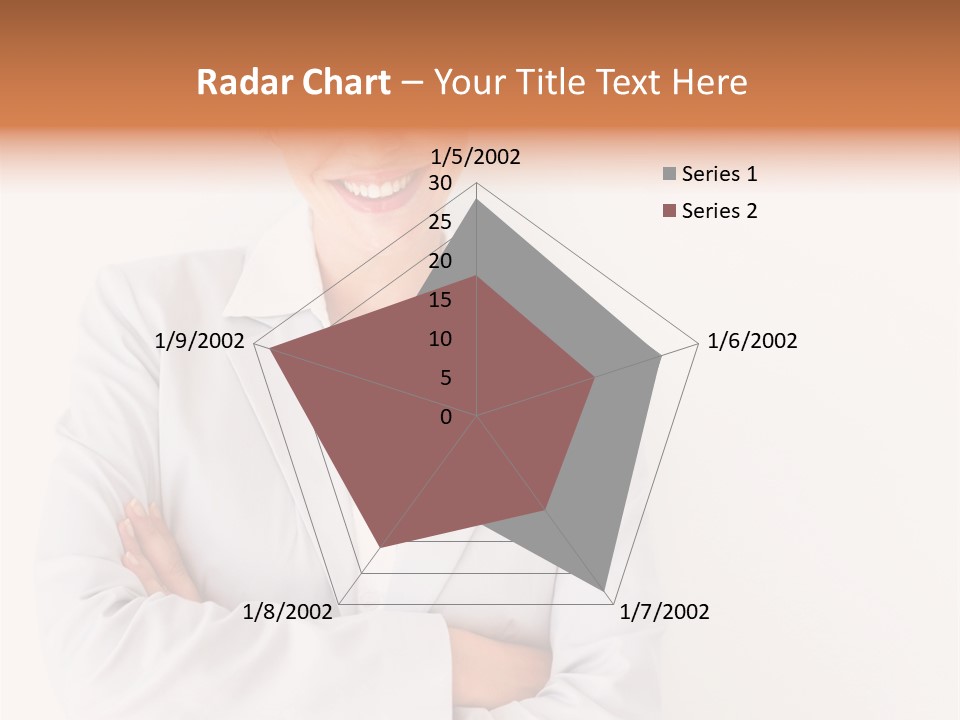 A Robotic Arm, Over White, Isolated PowerPoint Template