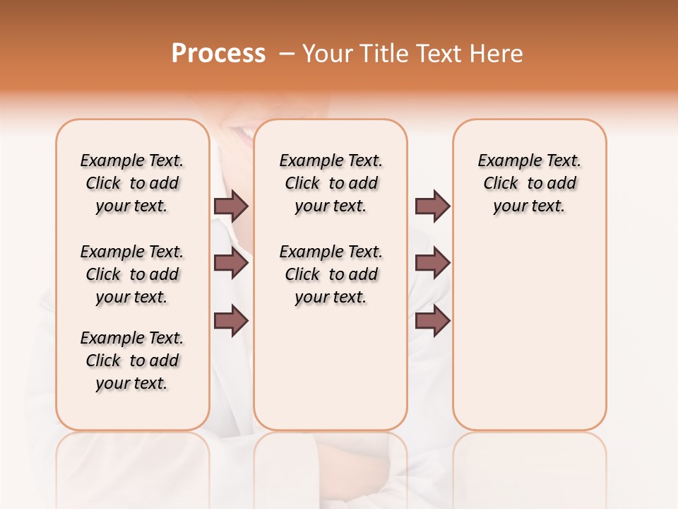 A Robotic Arm, Over White, Isolated PowerPoint Template