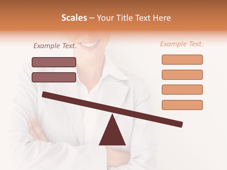 A Robotic Arm, Over White, Isolated PowerPoint Template
