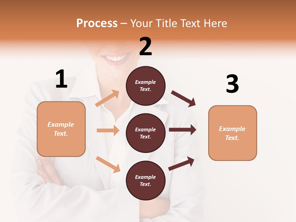 A Robotic Arm, Over White, Isolated PowerPoint Template