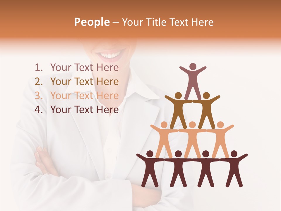 A Robotic Arm, Over White, Isolated PowerPoint Template