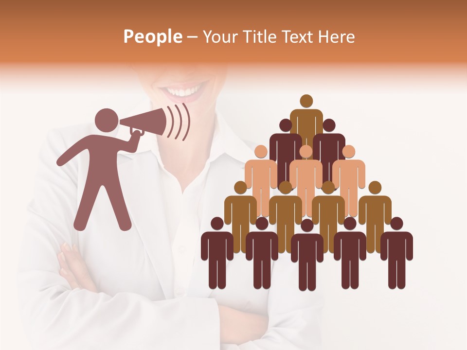 A Robotic Arm, Over White, Isolated PowerPoint Template