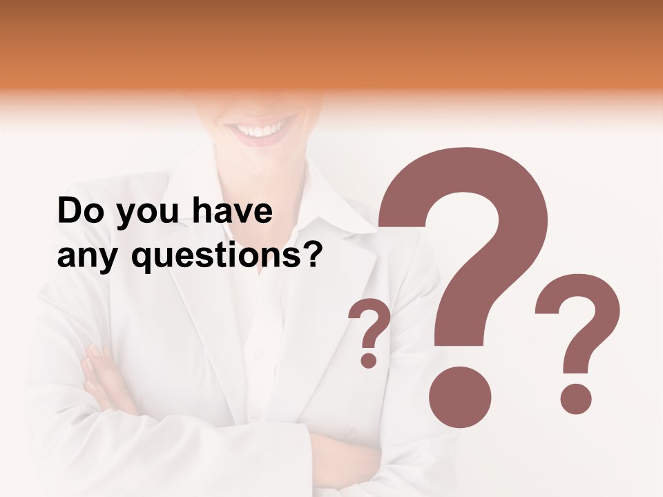 A Robotic Arm, Over White, Isolated PowerPoint Template