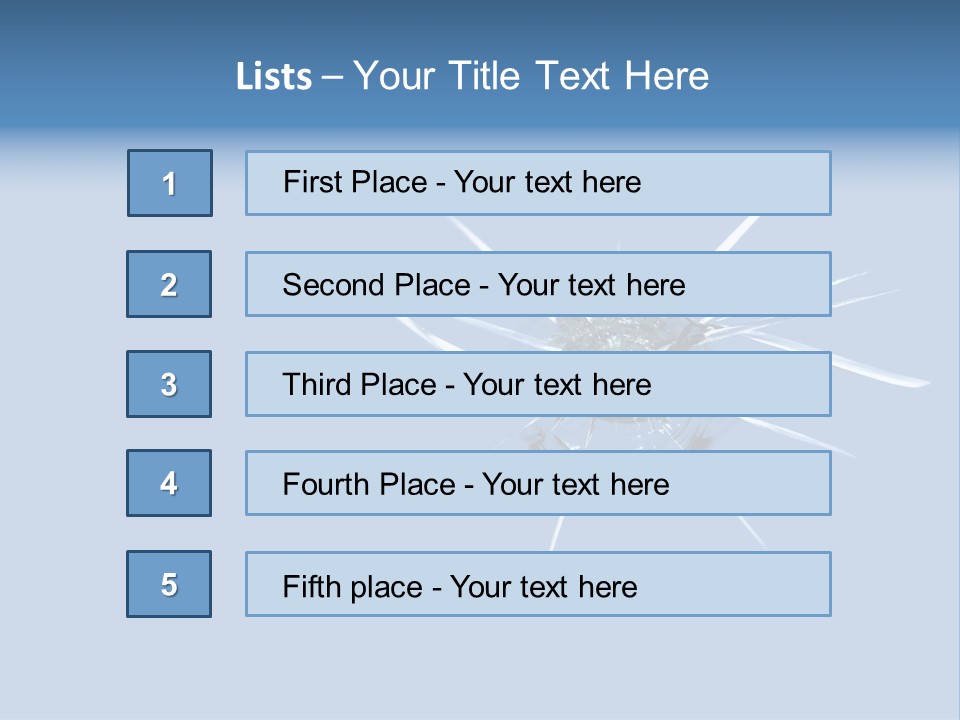 Rock Chip In Windshield PowerPoint Template
