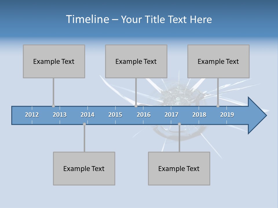 Rock Chip In Windshield PowerPoint Template