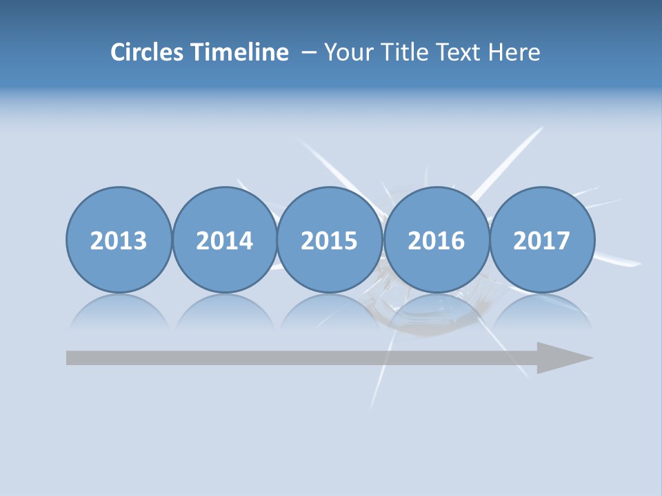 Rock Chip In Windshield PowerPoint Template