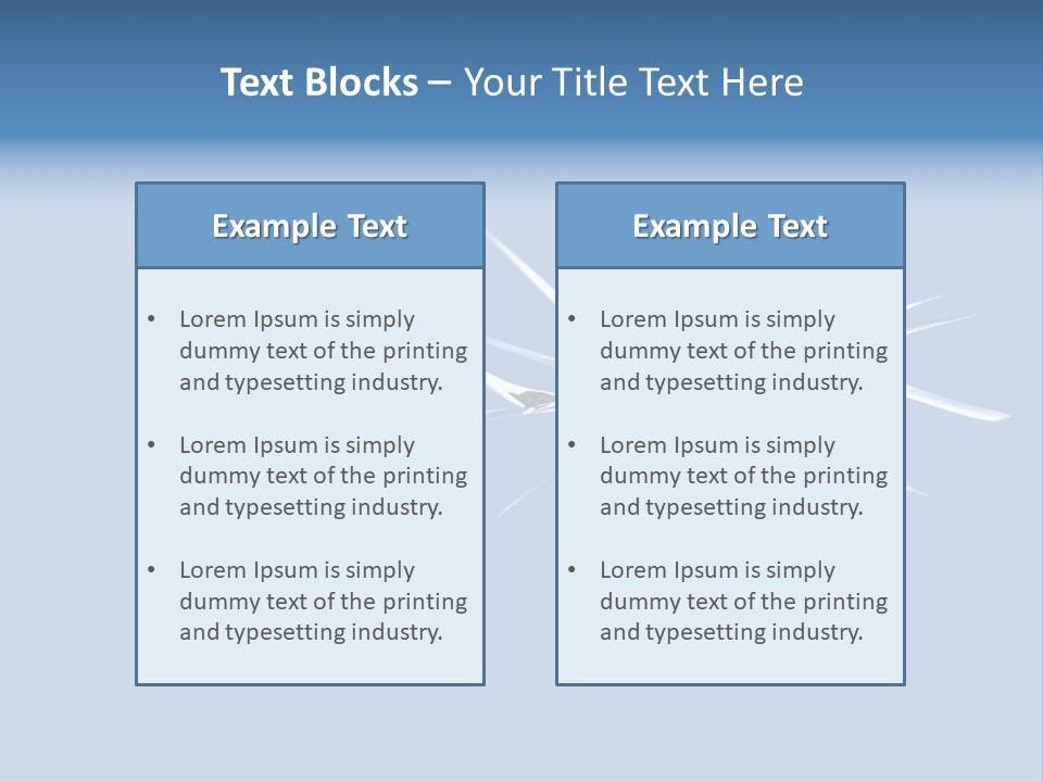 Rock Chip In Windshield PowerPoint Template
