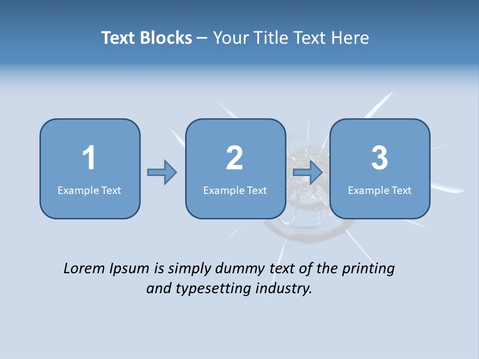 Rock Chip In Windshield PowerPoint Template