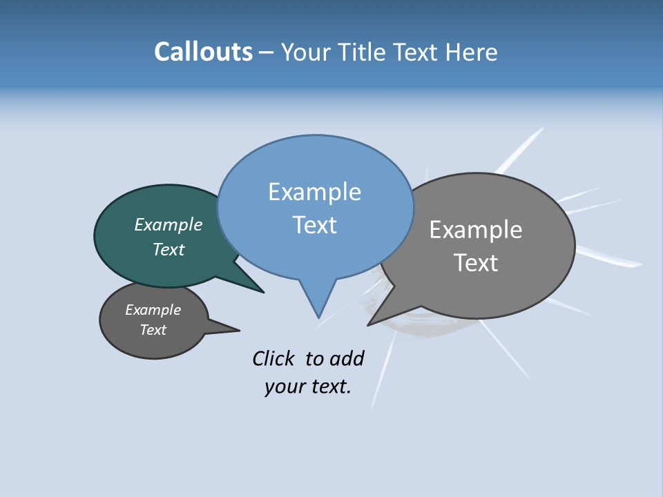Rock Chip In Windshield PowerPoint Template