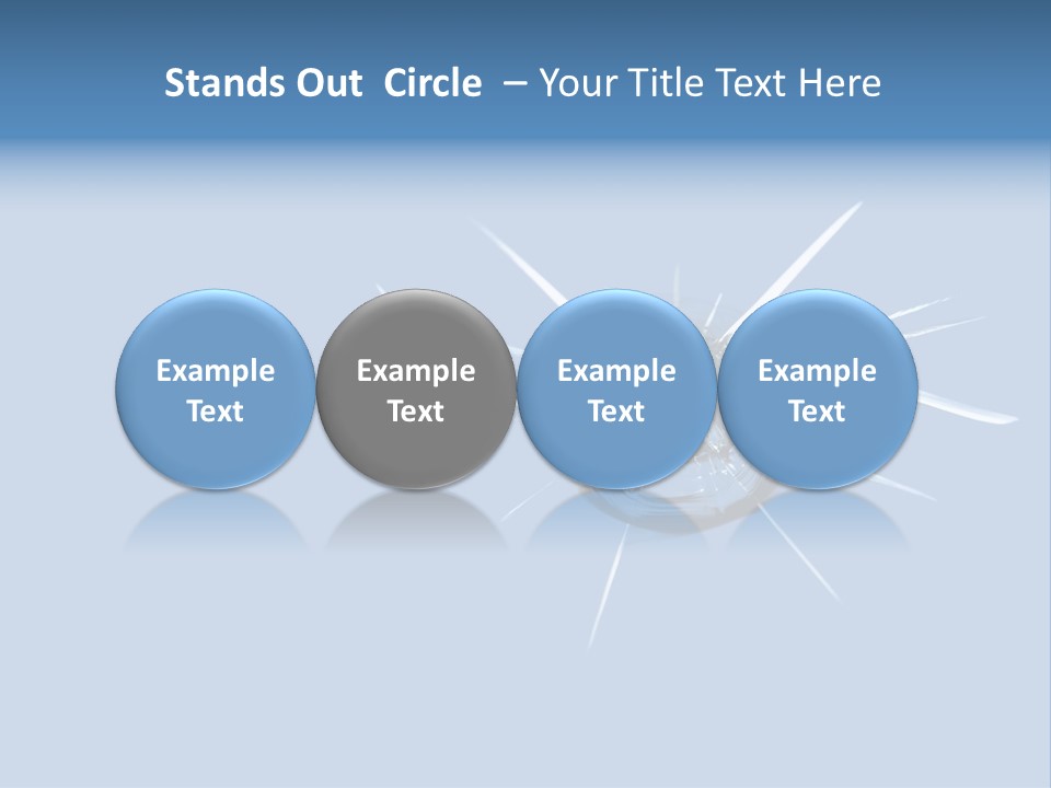 Rock Chip In Windshield PowerPoint Template